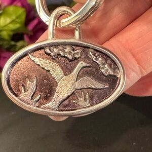 NWT Tami Wade Hunter’s Sterling Silver Duck Keychain